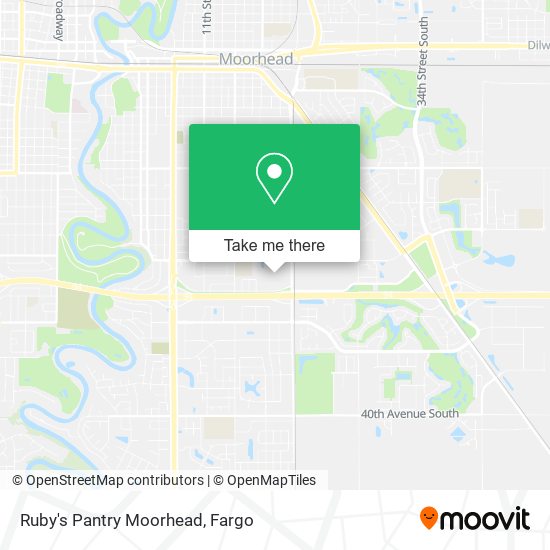 Mapa de Ruby's Pantry Moorhead