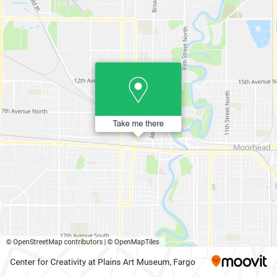 Center for Creativity at Plains Art Museum map