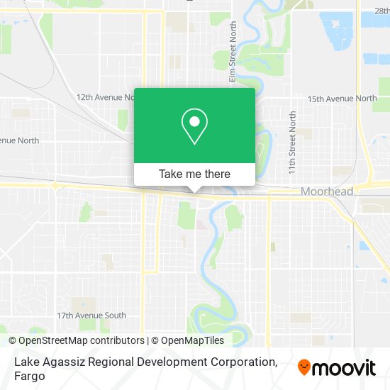 Lake Agassiz Regional Development Corporation map