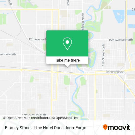 Blarney Stone at the Hotel Donaldson map