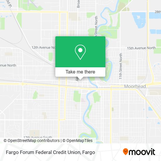 Fargo Forum Federal Credit Union map