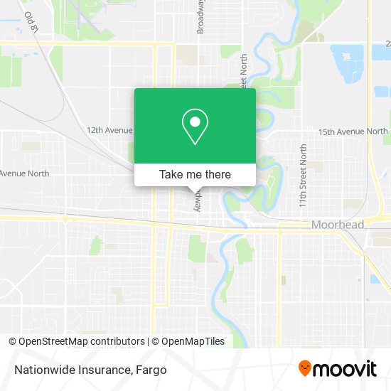 Mapa de Nationwide Insurance