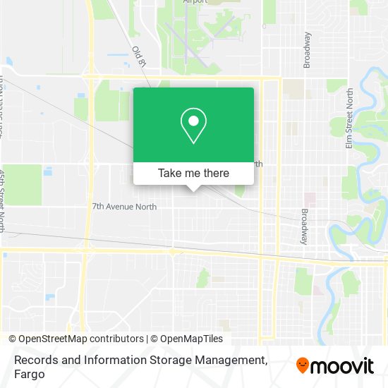 Records and Information Storage Management map