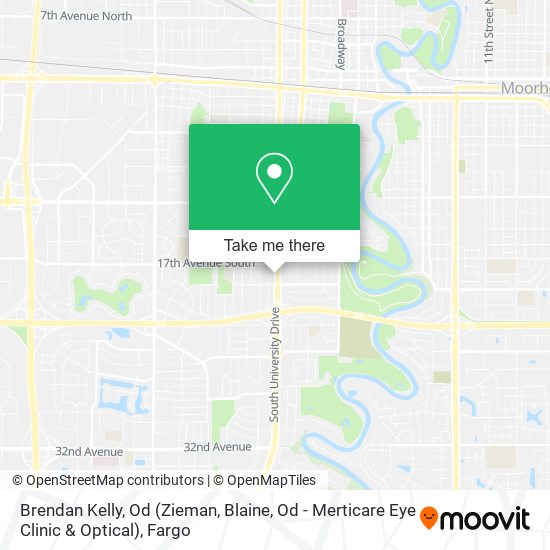 Brendan Kelly, Od (Zieman, Blaine, Od - Merticare Eye Clinic & Optical) map