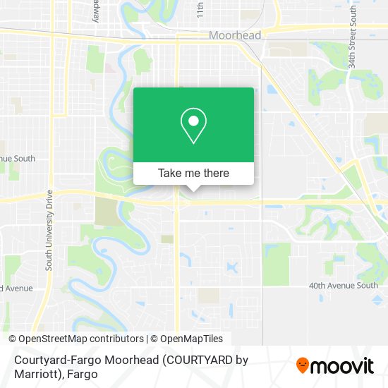 Courtyard-Fargo Moorhead (COURTYARD by Marriott) map