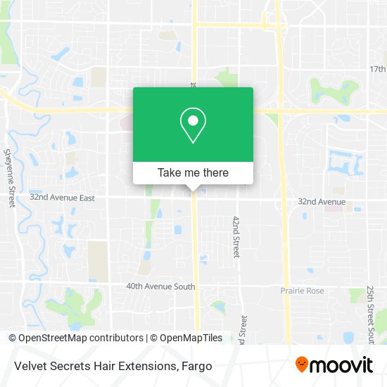 Velvet Secrets Hair Extensions map