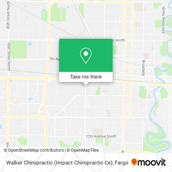 Walker Chiropractic (Impact Chiropractic Ce) map