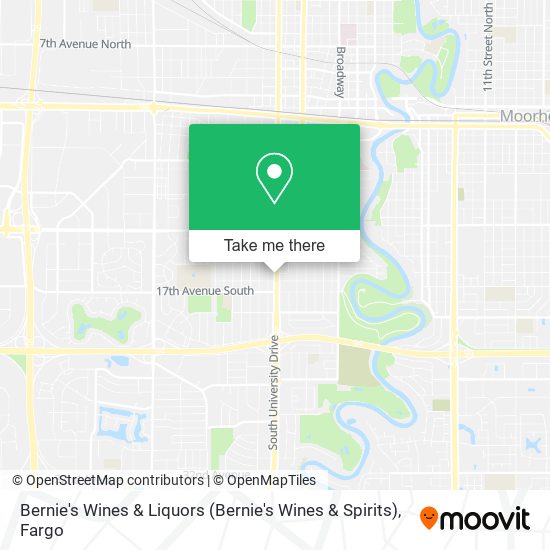 Mapa de Bernie's Wines & Liquors