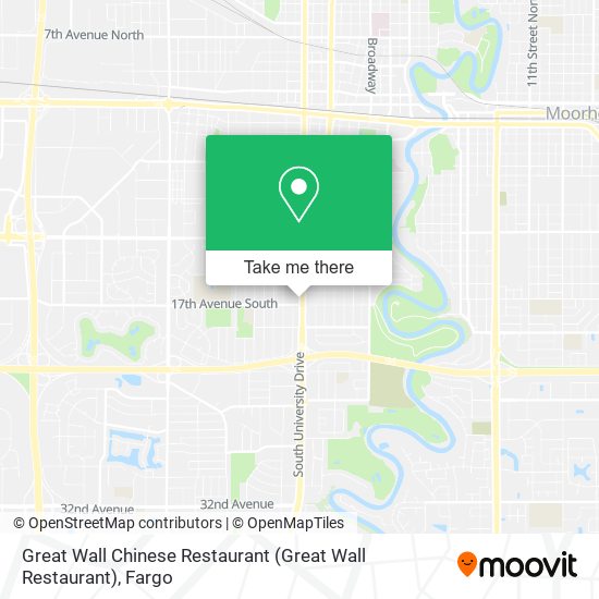 Great Wall Chinese Restaurant map