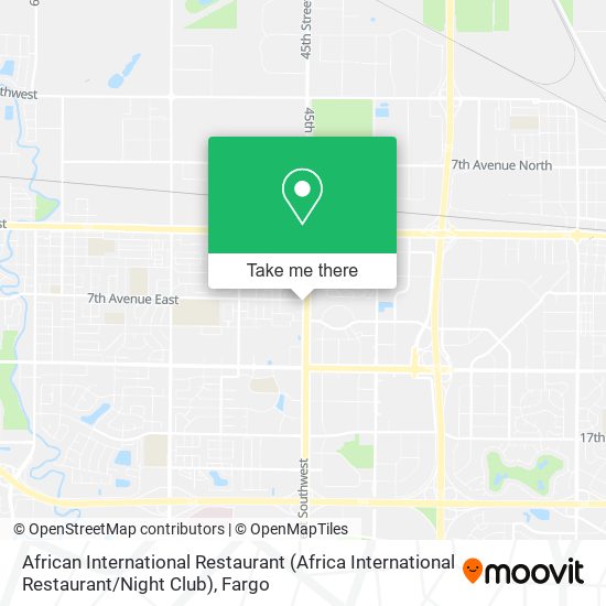 African International Restaurant (Africa International Restaurant / Night Club) map