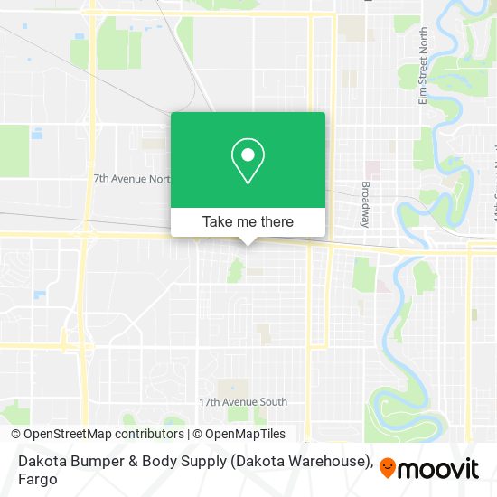 Dakota Bumper & Body Supply (Dakota Warehouse) map