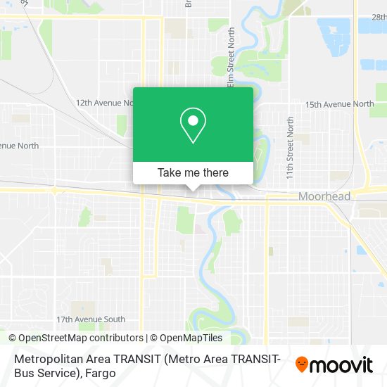 Metropolitan Area TRANSIT (Metro Area TRANSIT-Bus Service) map