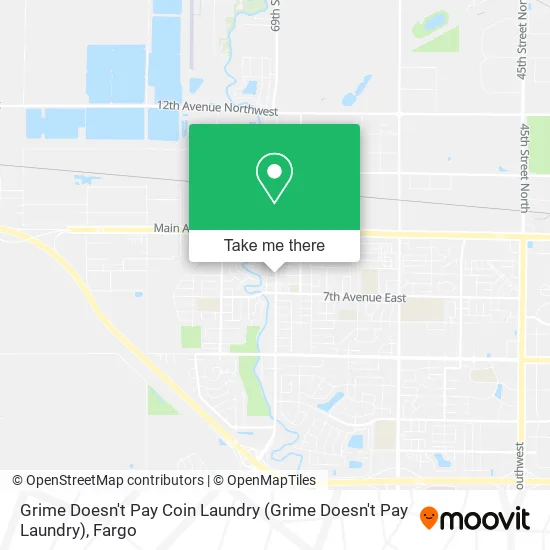 Grime Doesn't Pay Coin Laundry map