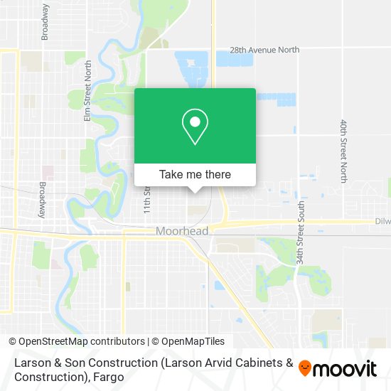 Mapa de Larson & Son Construction (Larson Arvid Cabinets & Construction)