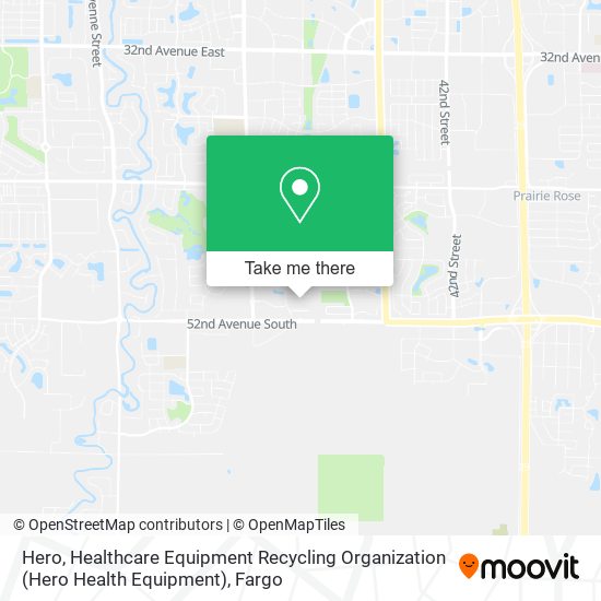 Hero, Healthcare Equipment Recycling Organization (Hero Health Equipment) map
