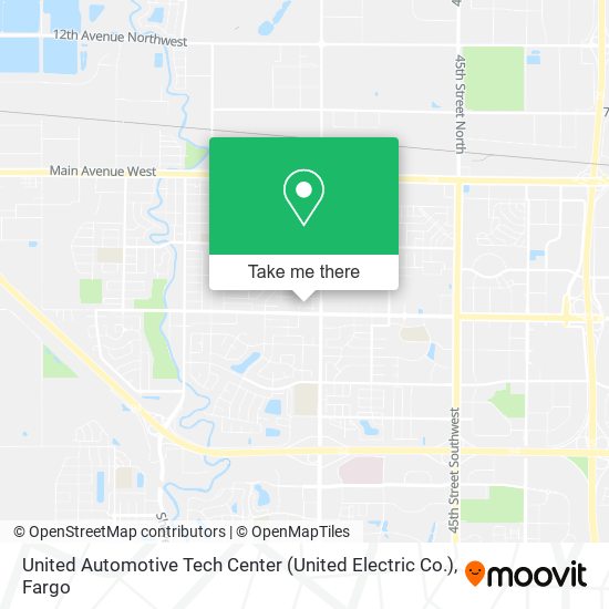 United Automotive Tech Center (United Electric Co.) map