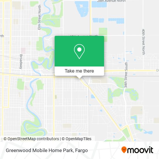 Mapa de Greenwood Mobile Home Park