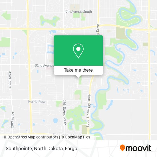 Mapa de Southpointe, North Dakota