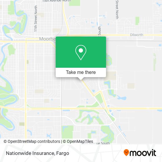 Mapa de Nationwide Insurance