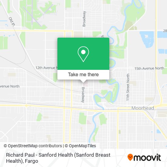 Richard Paul - Sanford Health (Sanford Breast Health) map