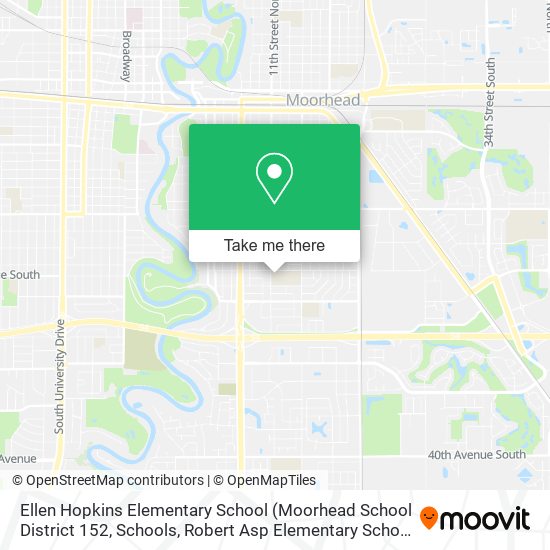 Ellen Hopkins Elementary School map