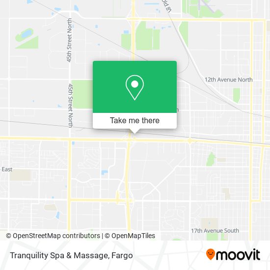 Tranquility Spa & Massage map