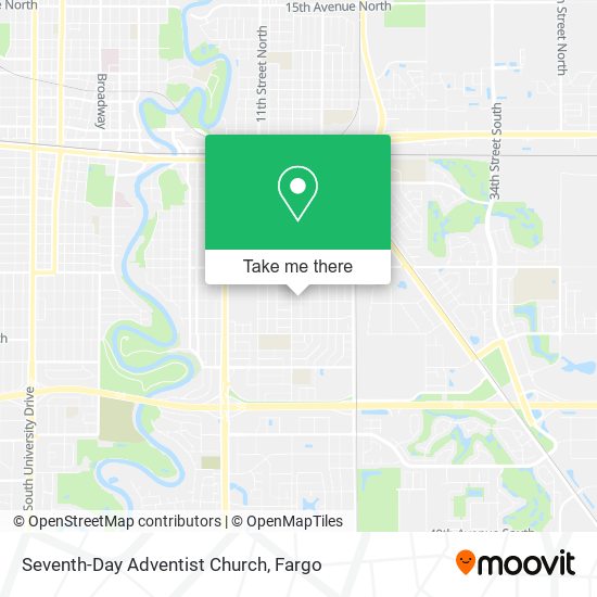 Seventh-Day Adventist Church map