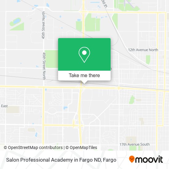 Mapa de Salon Professional Academy in Fargo ND