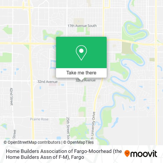 Mapa de Home Builders Association of Fargo-Moorhead (the Home Builders Assn of F-M)