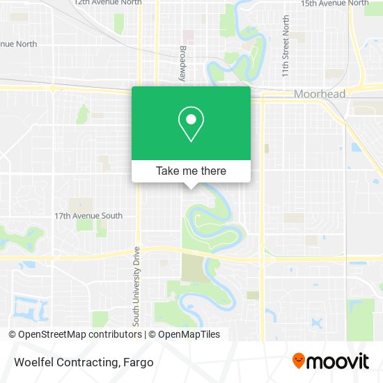 Woelfel Contracting map