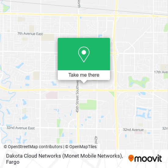 Dakota Cloud Networks (Monet Mobile Networks) map