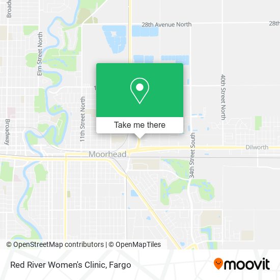 Red River Women's Clinic map