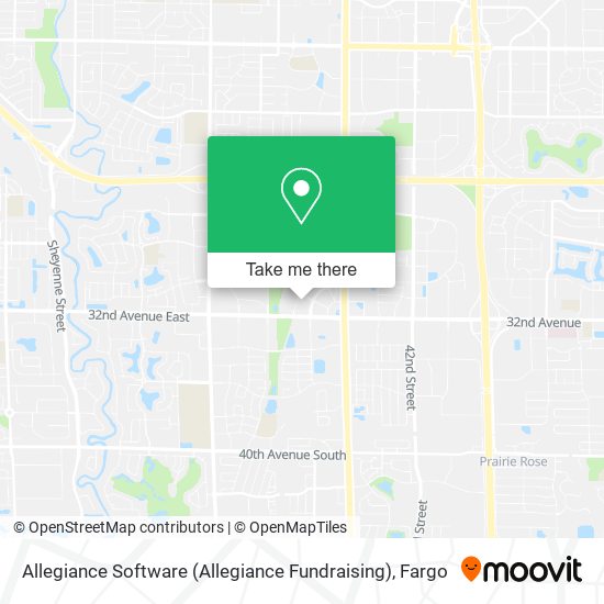 Mapa de Allegiance Software (Allegiance Fundraising)