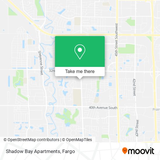 Shadow Bay Apartments map