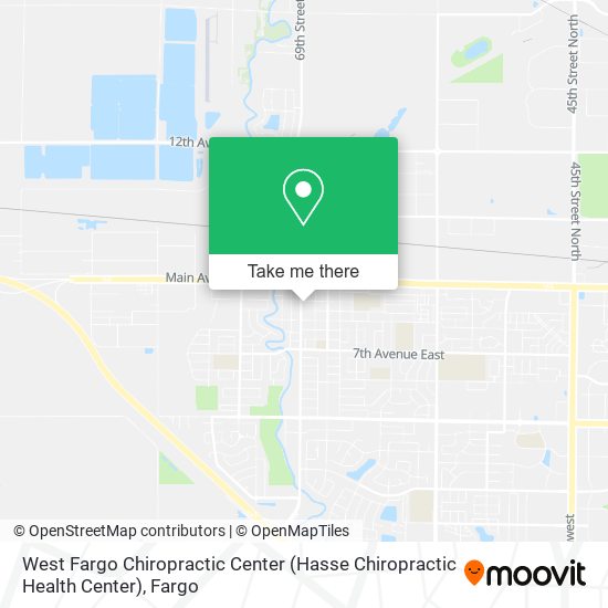 West Fargo Chiropractic Center (Hasse Chiropractic Health Center) map