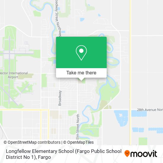 Mapa de Longfellow Elementary School (Fargo Public School District No 1)