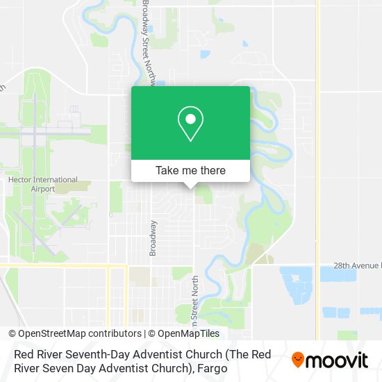 Mapa de Red River Seventh-Day Adventist Church (The Red River Seven Day Adventist Church)