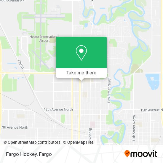 Fargo Hockey map