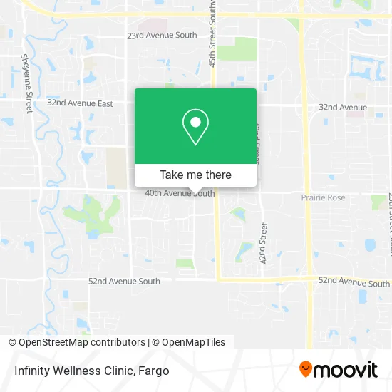 Infinity Wellness Clinic map
