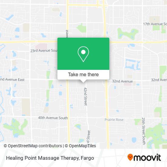 Healing Point Massage Therapy map