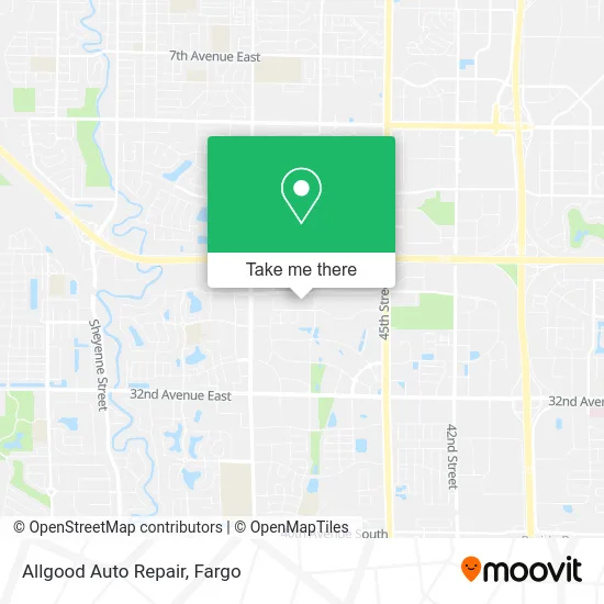 Allgood Auto Repair map