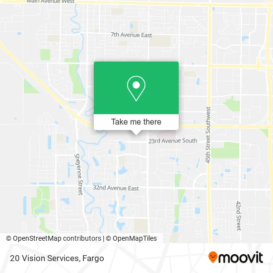 20 Vision Services map