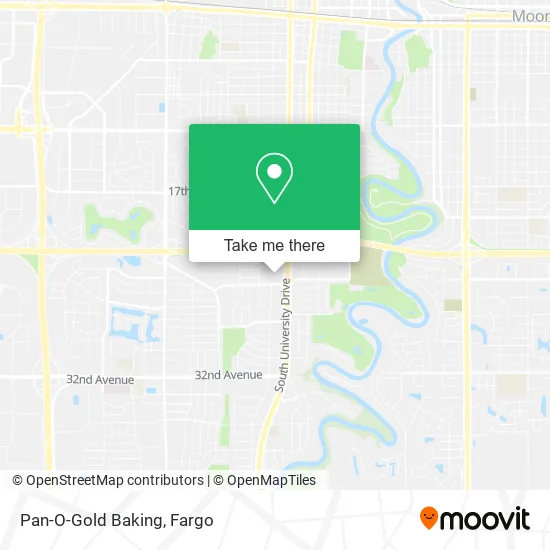 Pan-O-Gold Baking map