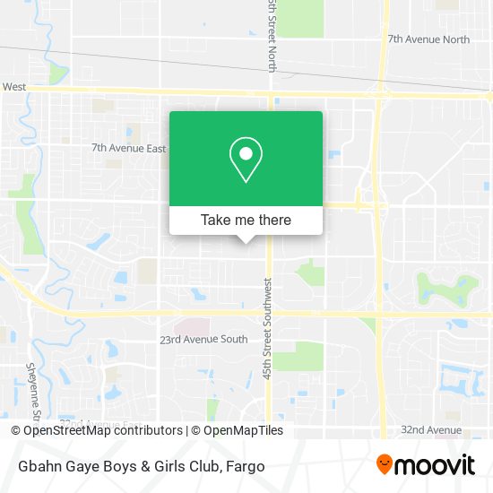 Gbahn Gaye Boys & Girls Club map