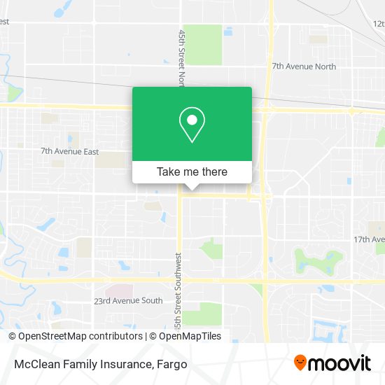Mapa de McClean Family Insurance