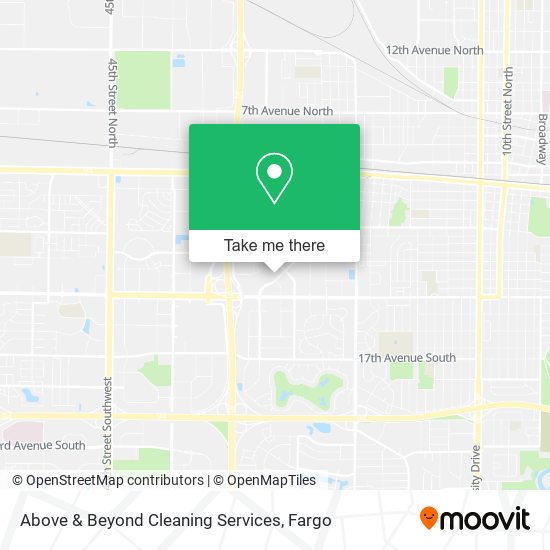 Mapa de Above & Beyond Cleaning Services
