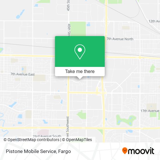 Pistone Mobile Service map