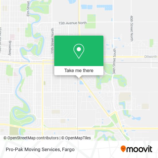 Pro-Pak Moving Services map