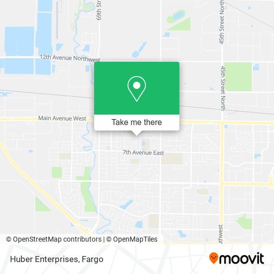 Huber Enterprises map