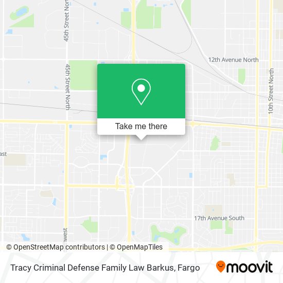 Tracy Criminal Defense Family Law Barkus map